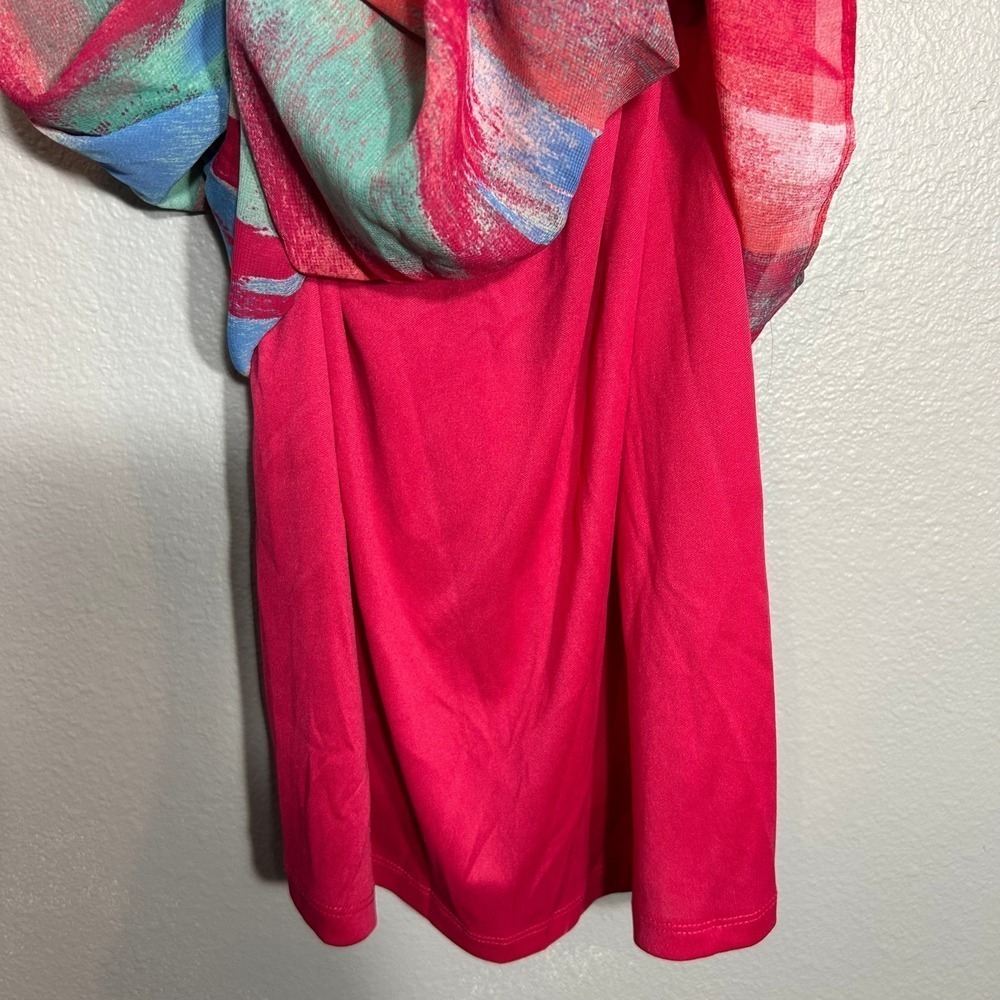 Robbie Bee Sleeveless Dress Abstract Print Casual Summer Dress Size M - Picture 6 of 7